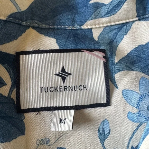 Tuckernuck Blue Floral Shirt mini Dress - Picture 4 of 16